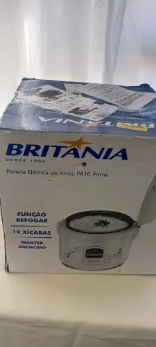 Panela Elétrica de Arroz Britânia PA10 Prime 10 Xícaras - Nova na Caixa (127v)