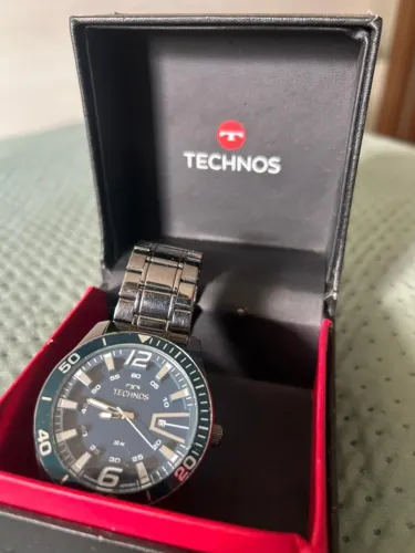 Relógio Masculino Technos Racer Grafite Esportivo Casual Nf