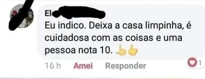 Faxineira/diarista 