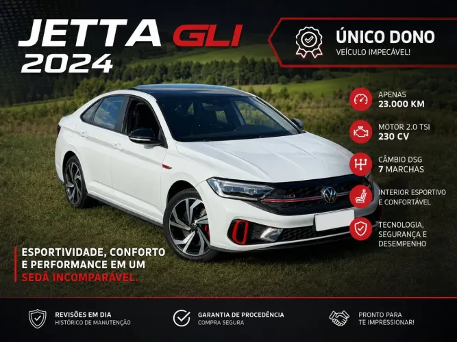 Volkswagen Jetta GLI 350 TSI 2.0 16V 4P Aut. 2024
