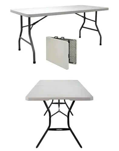 Mesa dobrável literalmente grande