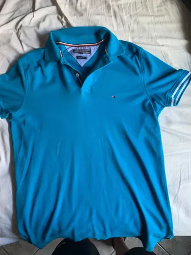 Camisa Polo tommy azul