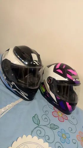 VENDO OS DOIS CAPACETES LS2 e NORISK