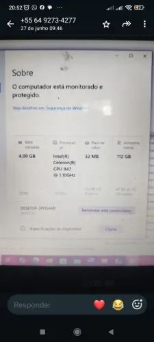 Vendo notebook