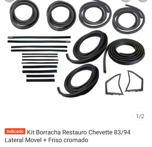 Borrachas para restaurar chevette