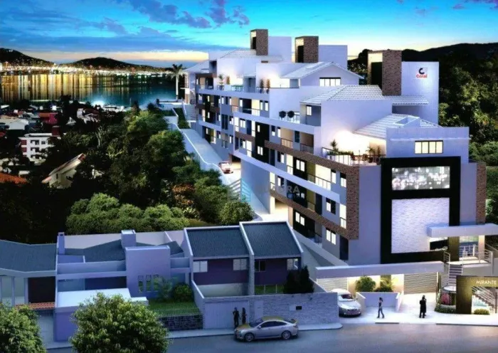 Apartamento 2 Dormitórios (Suite), 1 Vaga em Clube Residence em Coqueiros, Florianópolis !