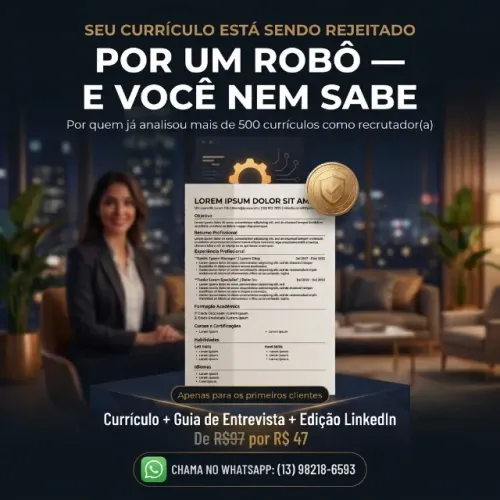Currículo Profissional Estratégico ? Passa nos Filtros Automáticos (ATS) | R$47