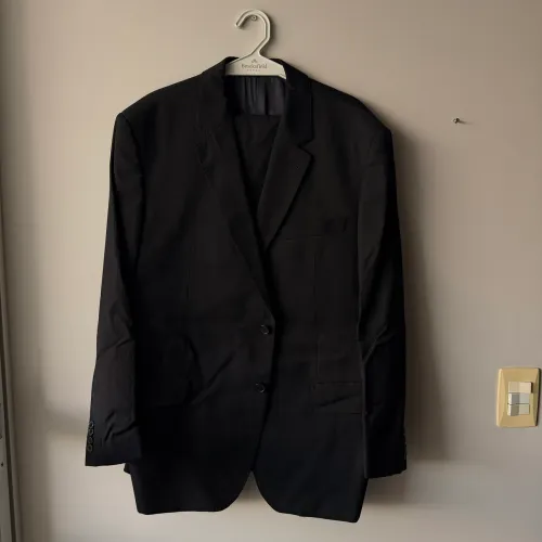 Terno Brooksfield Super 120 Australian Cool Wool preto