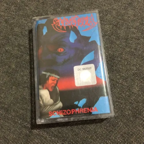 Fita K7 Sepultura - Schizophrenia 1987 Faixas Bônus Importado Cassete