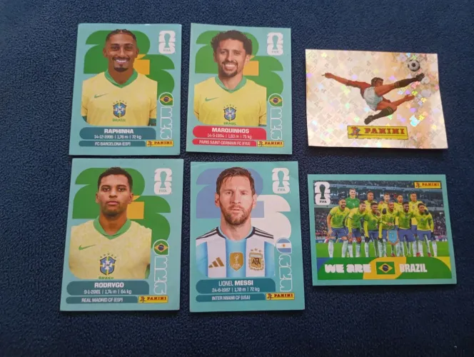 Vendo figurinhas da copa do mundo 2026