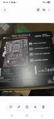 Placa mãe msl b650m-b