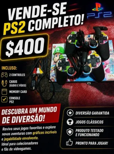VENDE-SE PS2!!