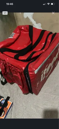 Mochila pra fazer entrega sem isopor