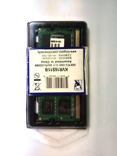 Memória DDR3 Notebook 8G Kingston 1600MHz