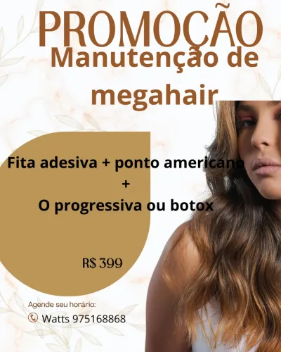 Manutenção mega hair 