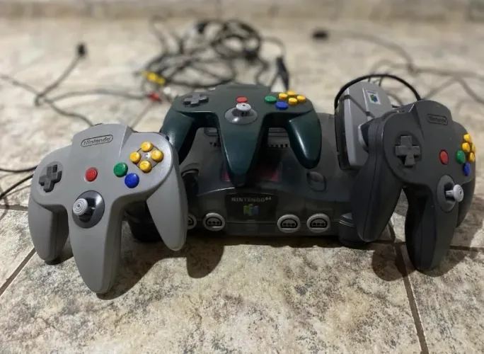 Nintendo 64 Jabuticaba Série Sabores. 3 controles originais, Transfer Pak original