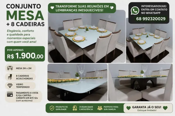 CONJUNTO DE MESA FAMILIA