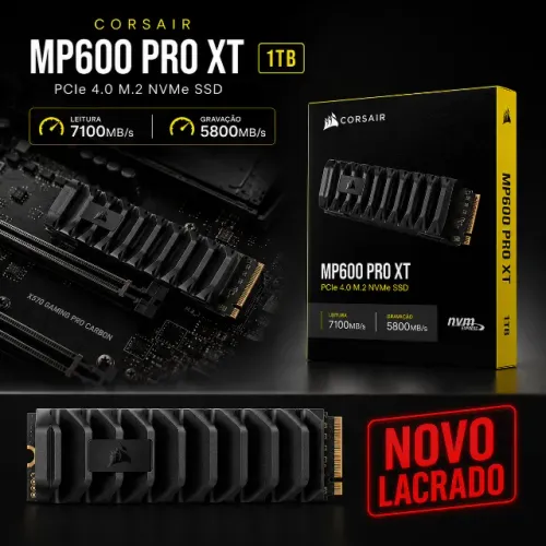SSD Corsair MP600 PRO XT 1TB ( NOVO )
