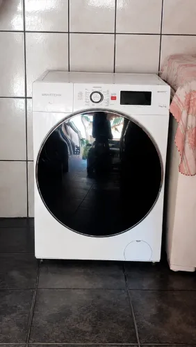 Lava e Seca Brastemp 10Kg BNQ10AB Inverter - Água Quente e Fria Branca