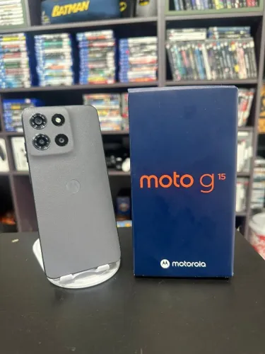 Moto G15 4RAM 256GB Cinza Novo