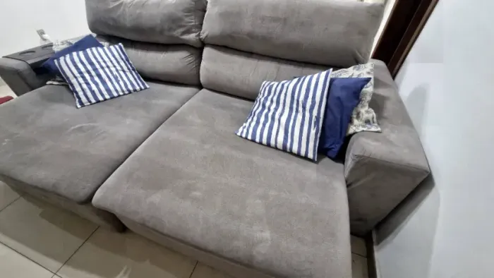 Sofá retrátil - Cinza - 2,50