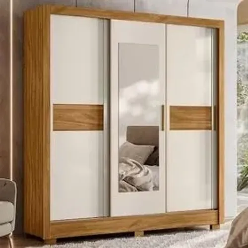 Guarda Roupa 3 Portas 2 Gavetas C/Espelho - (Promoção)!!