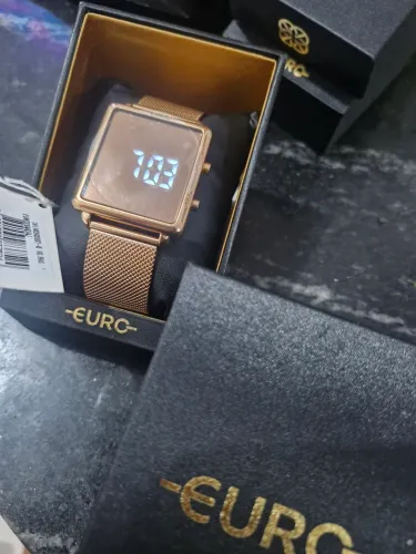 Relogio euro rosé