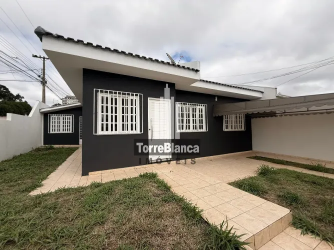 Locação - Casa com 3 quartos, 2 vagas de garagem, 80 m² - Órfãs, Ponta Grossa.