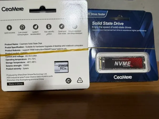 SSD NVME 240GB NOVO LACRADO