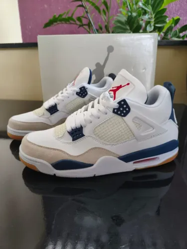 Air Jordan 4 Nike Sb X Retro Navy Blue Tamanho 42br