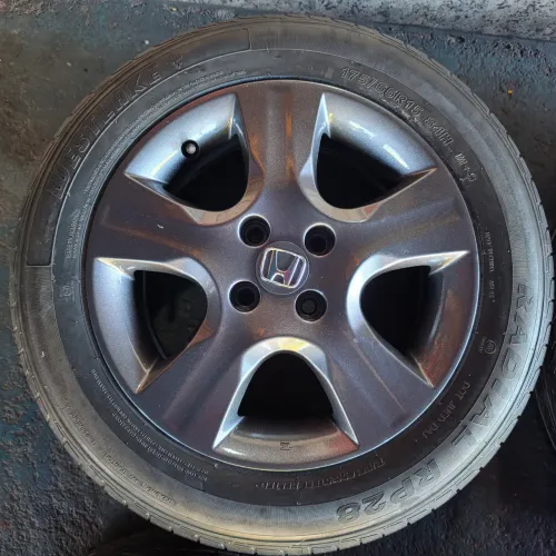 RODAS HONDA FIT ARO 15 4X100 ORIGINAIS E PNEUS 175/65