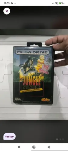 Cartucho mega driver Jungle Striker 16 mega ideal para colecionadores 