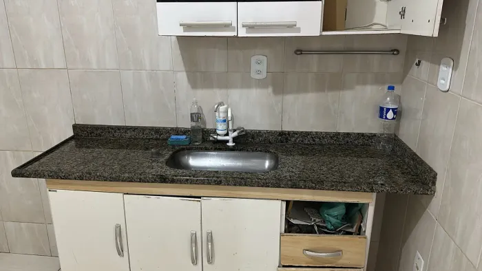 Pia de cozinha - Pedra e Cuba 1.78 x 0.54