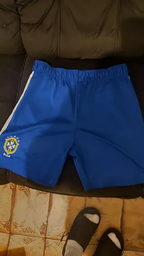 Short brasil azul 98 tamanho p
