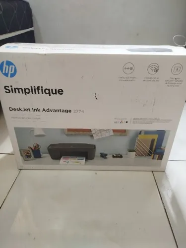 Impressora HP DeskJet Ink Advantage 2774 - Wi-Fi + Scanner - Semi Nova