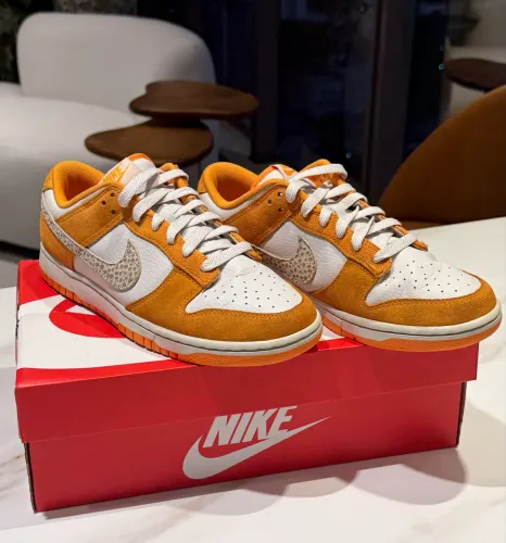Nike Dunk Low Safari Swoosh Kumquat Safari