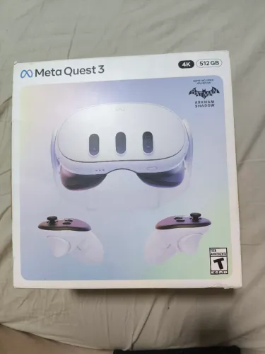 META QUEST 3 - 512 GB | 4K | + BATMAN: ARKHAM SHADOW + BOLSA