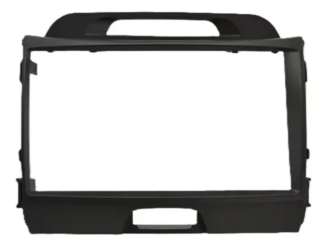 Moldura Radio Central Painel Sportage 2011 A 2015 Original Preto