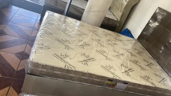 Cama Baú + Colchão Dallas D33 (17cm) - Organização e Qualidade no Mesmo Produto