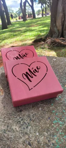 Caixa MDF pintada a mão
