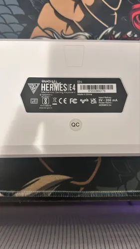 ? Teclado Gamer Mecânico Gamdias Hermes E4 ? RGB