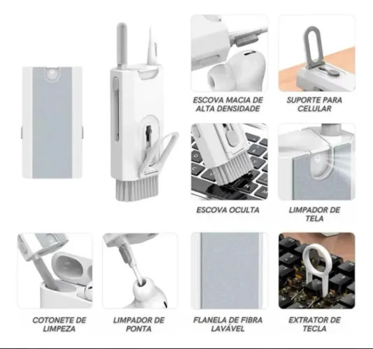Conjunto de limpeza 8 em 1 Multifuncional