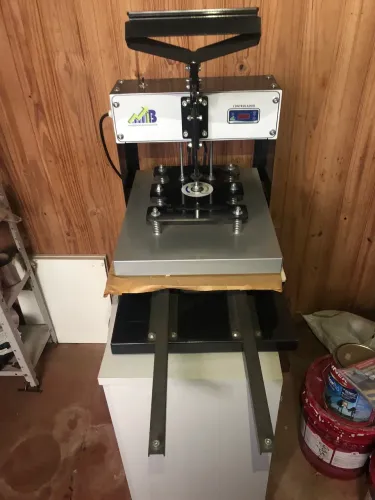 Prensa térmica profissional ideal para estampa de camisa!! 