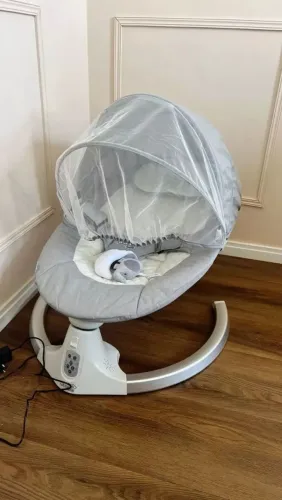 Cadeira de Descanso e Balanço Bebê Elétrica Fancy Maxi Baby