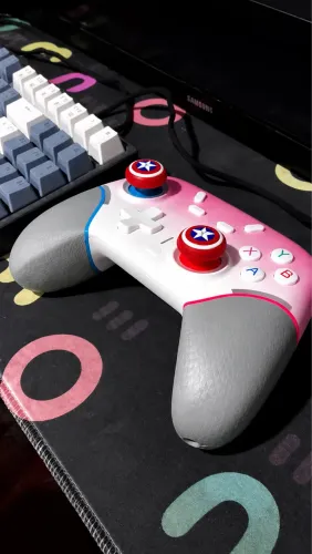 ? Controle Gamer Wireless para Nintendo Switch/PC - Hall Effect + Botões Traseiros! ?