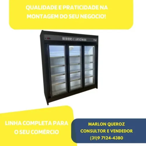 Refrigerador Expositor 3 Portas Polar Novo
