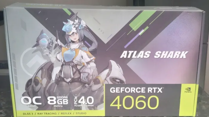 PLACA DE VÍDEO NVIDIA 4060 ASUS ATLAS SHARK 3 FANS (usado)