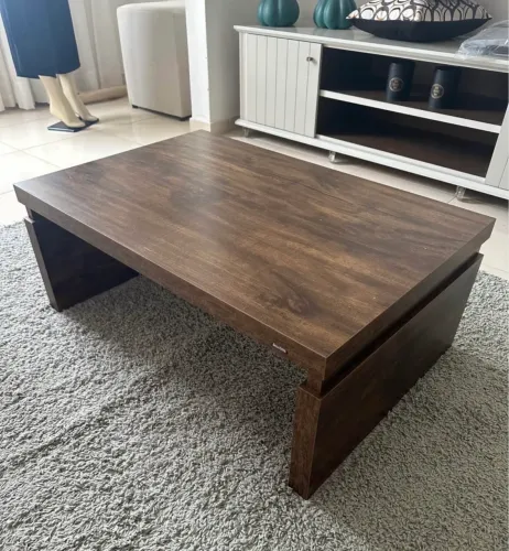 MESA DE CENTRO 100% MADEIRA