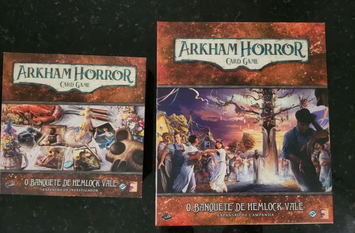 Arkham horror card game O banquete de Hemlock vale (Campanha + investigadores)