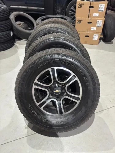 Rodas 16 S-10 com pneus 